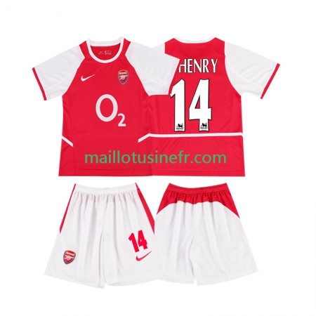 Maillot de Foot Arsenal Thierry Henry 14 2003 Domicile Retro 2002 - Enfant Maillot de Foot Arsenal Thierry Henry 14 2003 Domicile Retro 2002 - Enfant